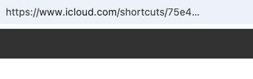 screenshot showing shortcut link got trimmed by bluesky (probably)