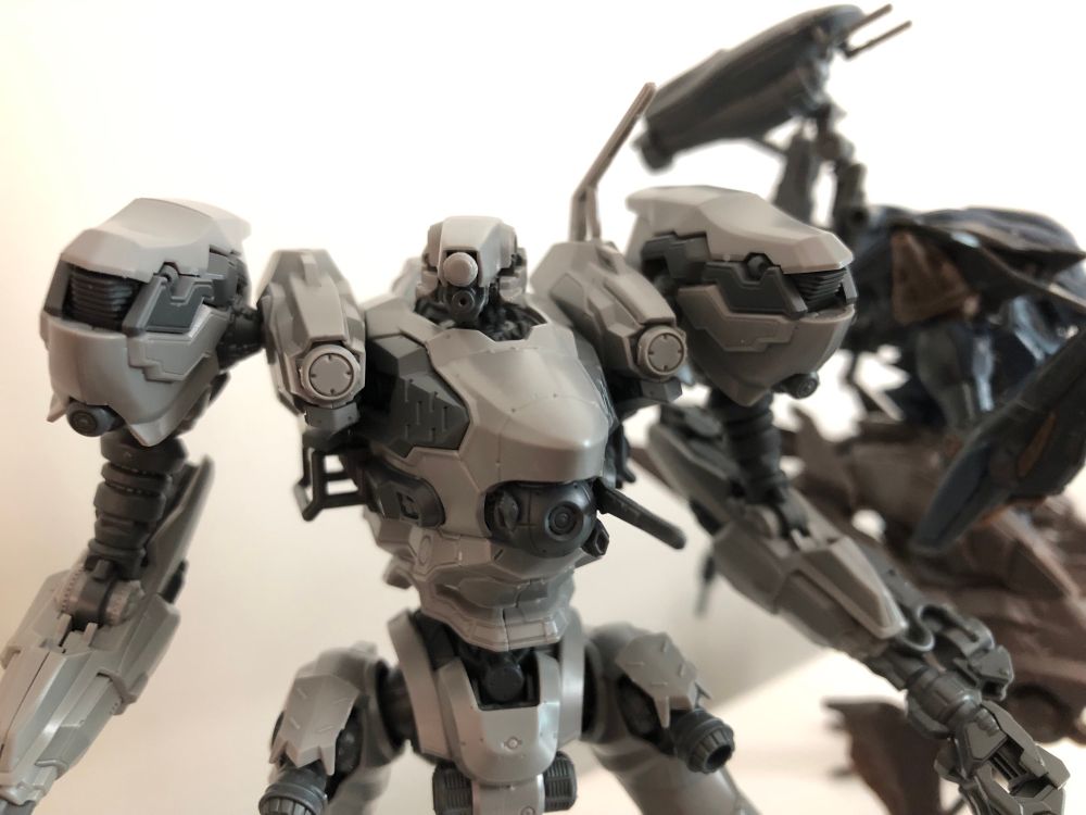 photo of orbiter kit seen from waist up, steel haze in background