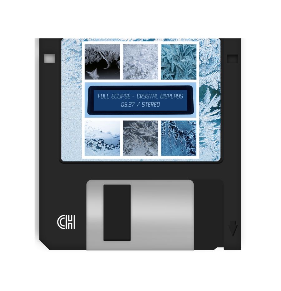 Full Eclipse - Crystal Displays 3.5" Limited Edition Floppy Disk