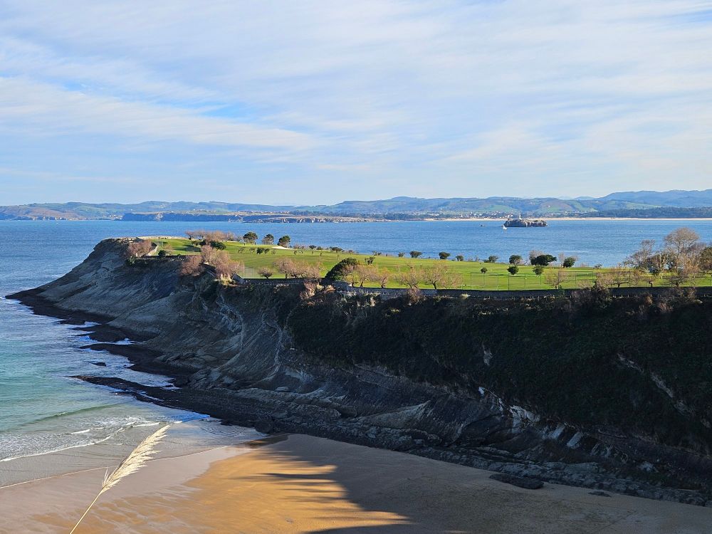 View of golf course in Santander