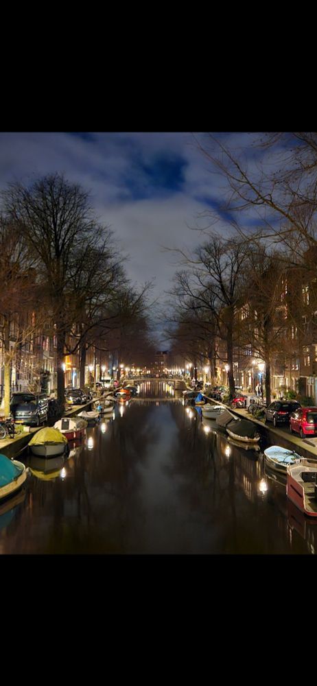 Amsterdam Canals at night