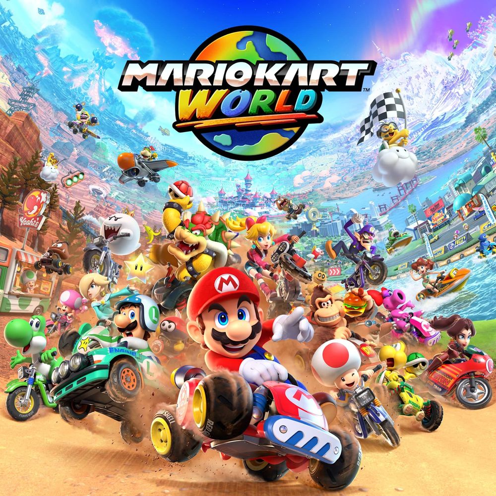 Mario Kart World on the Nintendo Switch 2.