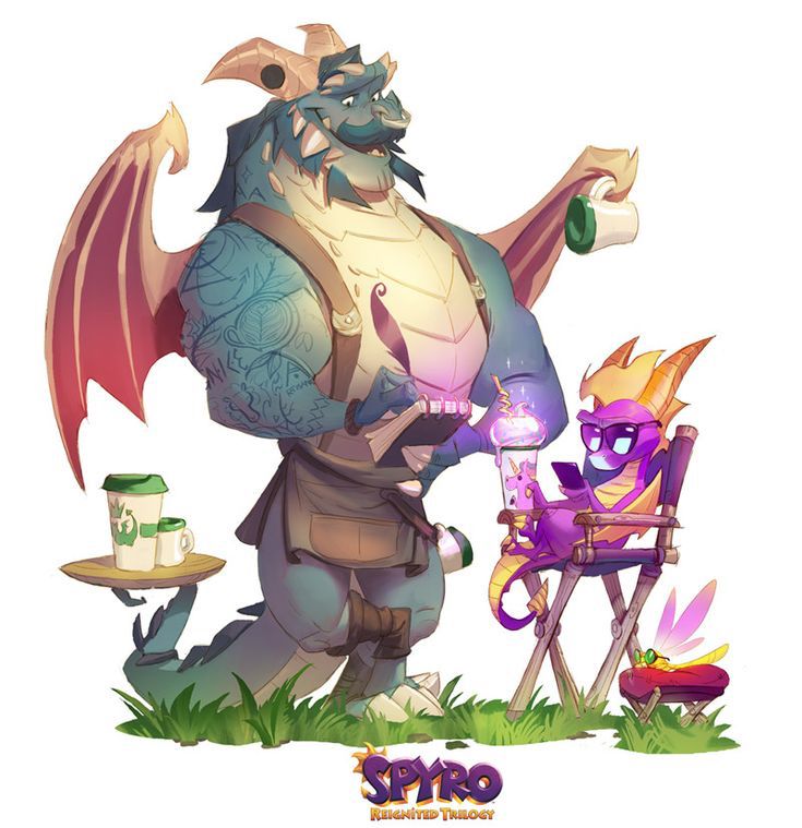 Gavin’s redesign from Spyro: Reignited