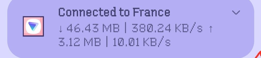 Screenshot of proton vpn telling me im connected to France.