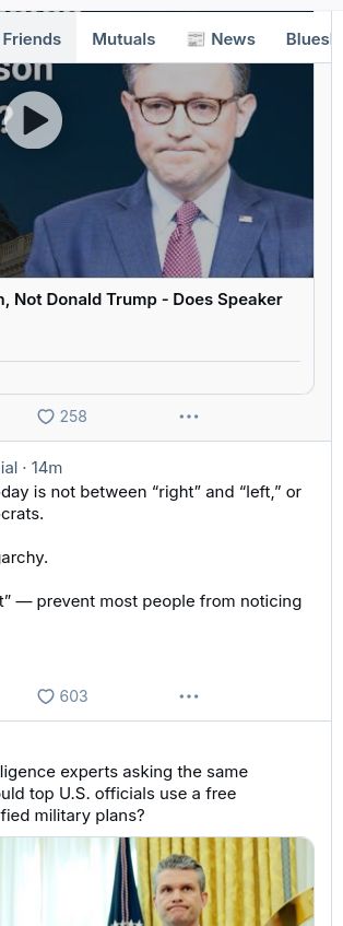 Johnson and Hegseth grimacing.