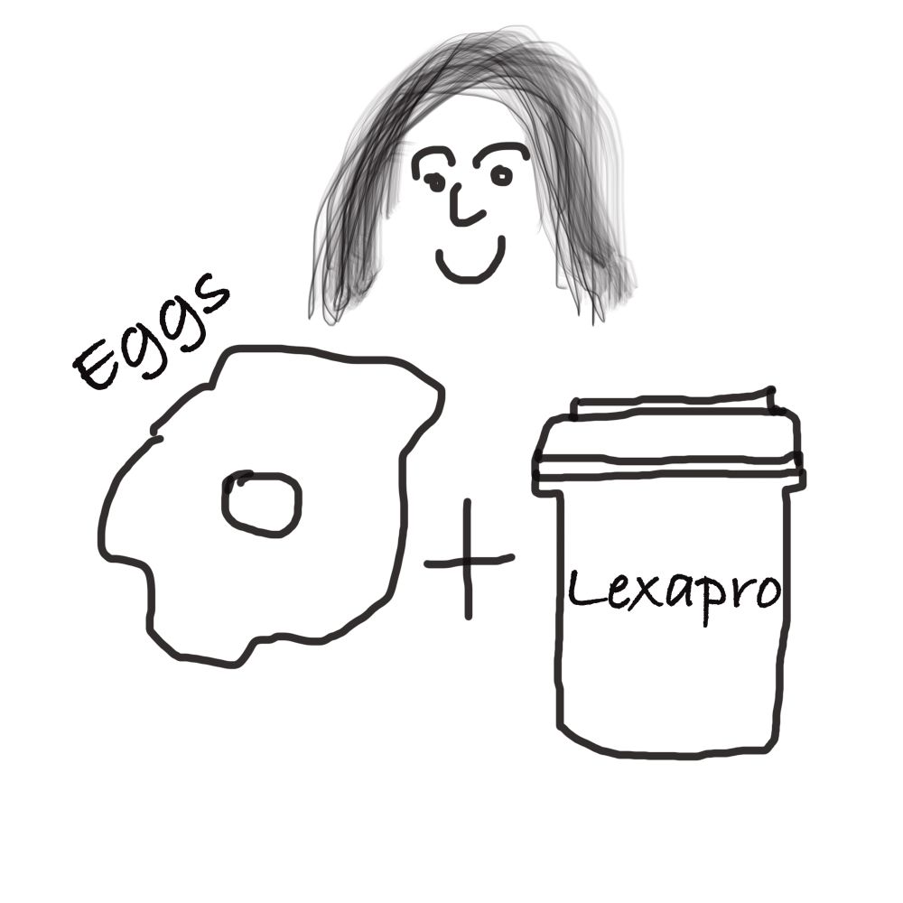 Eggs and lexapro 