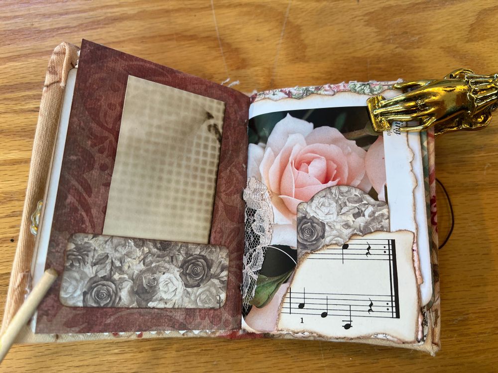 Rose page spread