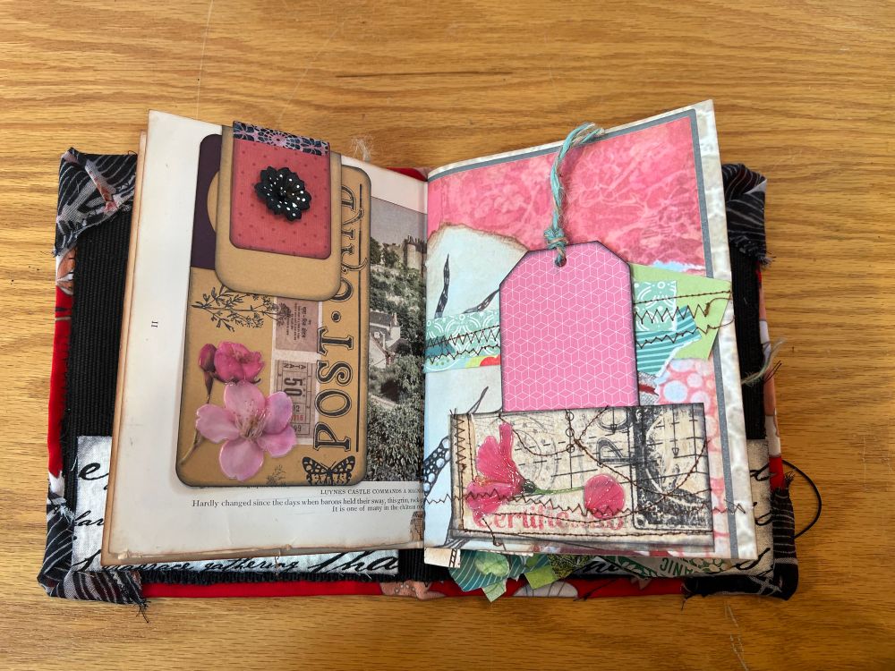 Inside junk journal 