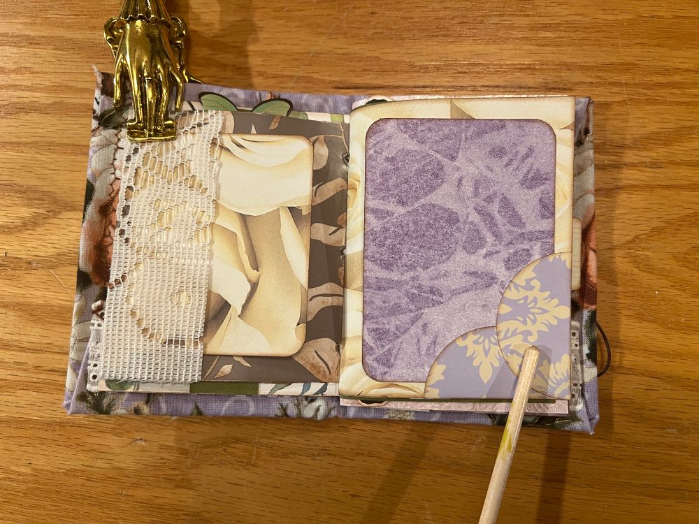White and purple pages