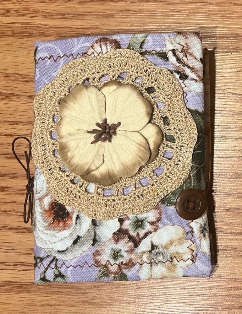 Small purple junk journal 