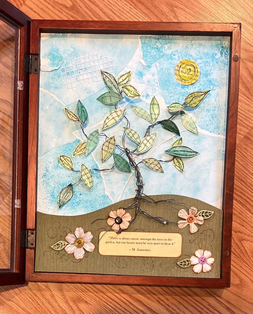 Shadow box tree brighter
