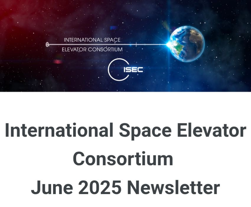 Newsletter title and ISEC artwork 