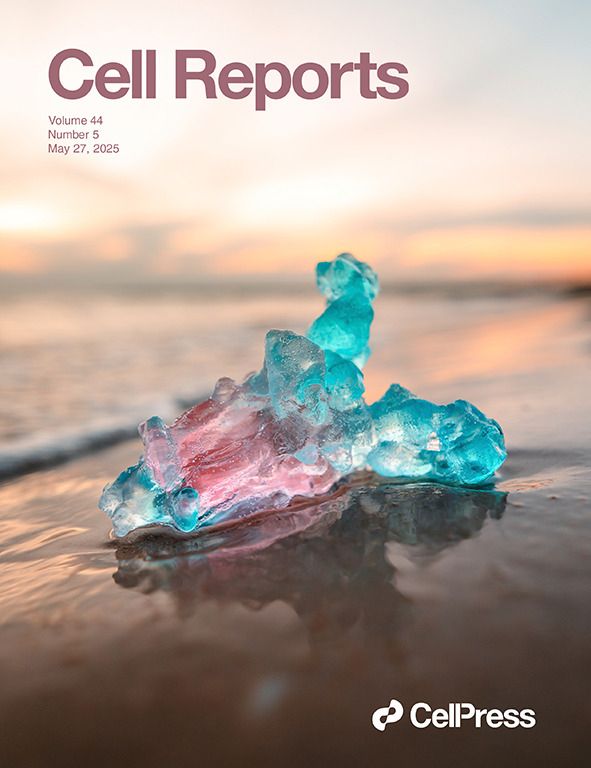 Cover of the May 2025 issue of Cell Reports