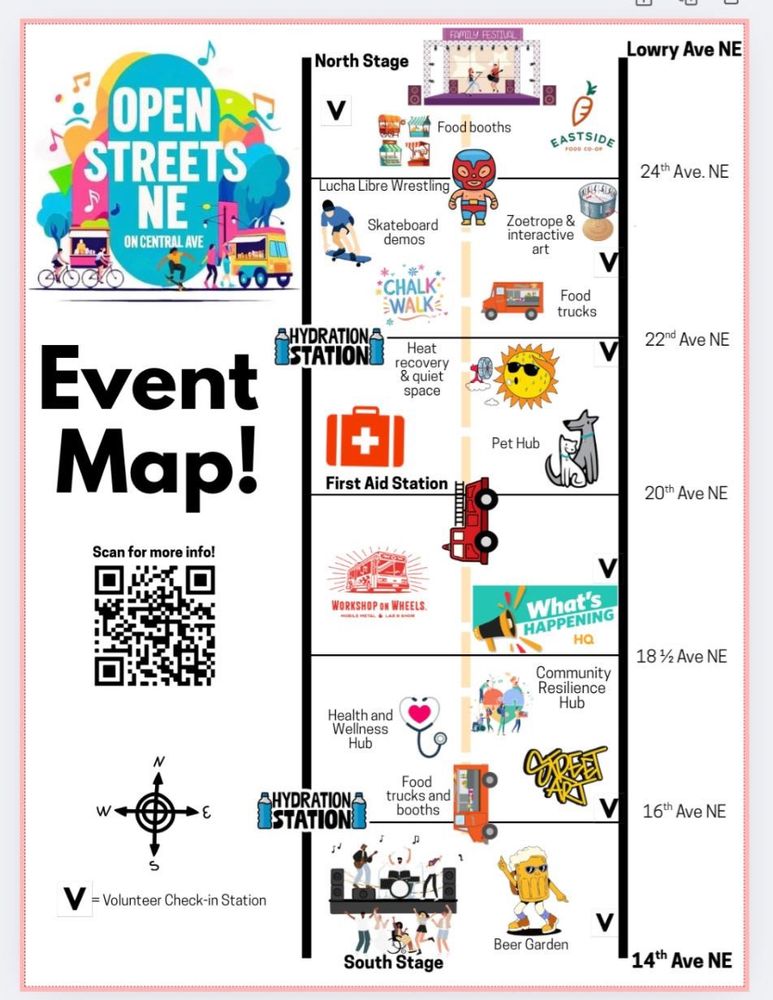 Open Streets Central map and honestly it’s so vague and useless even for those without visual impairment that I’m not sure 2000 characters would be enough if I tried. Just find the 2 sources of amplified noise and wander the 6 blocks between them—when you arrive at the asskicking zone you’ll know.