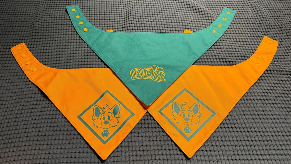 BFC Bandana featuring a Wolf design