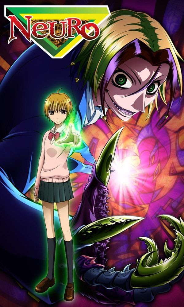 Promotional art for the anime adaptation of Demon Detective Neuro Nougami. The anime follows the duo of the titular character and the main heroine Katsuragi Yako as they solve various mysteries that all happen to be murders.