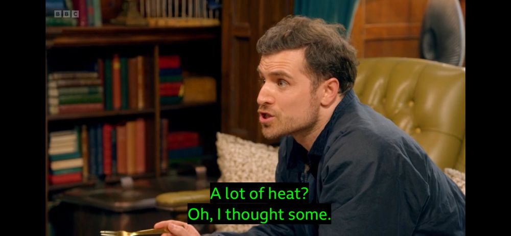 Alexander on the Traitors saying ‘A lot of heat? Oh I thought some’ 