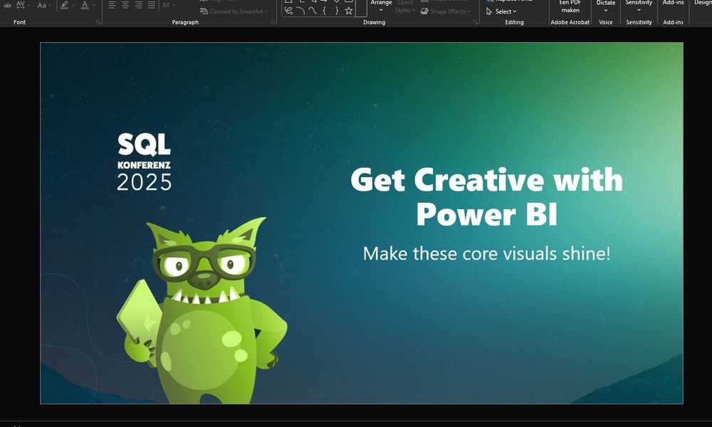 Presentation cover SQL Konferenz 2025