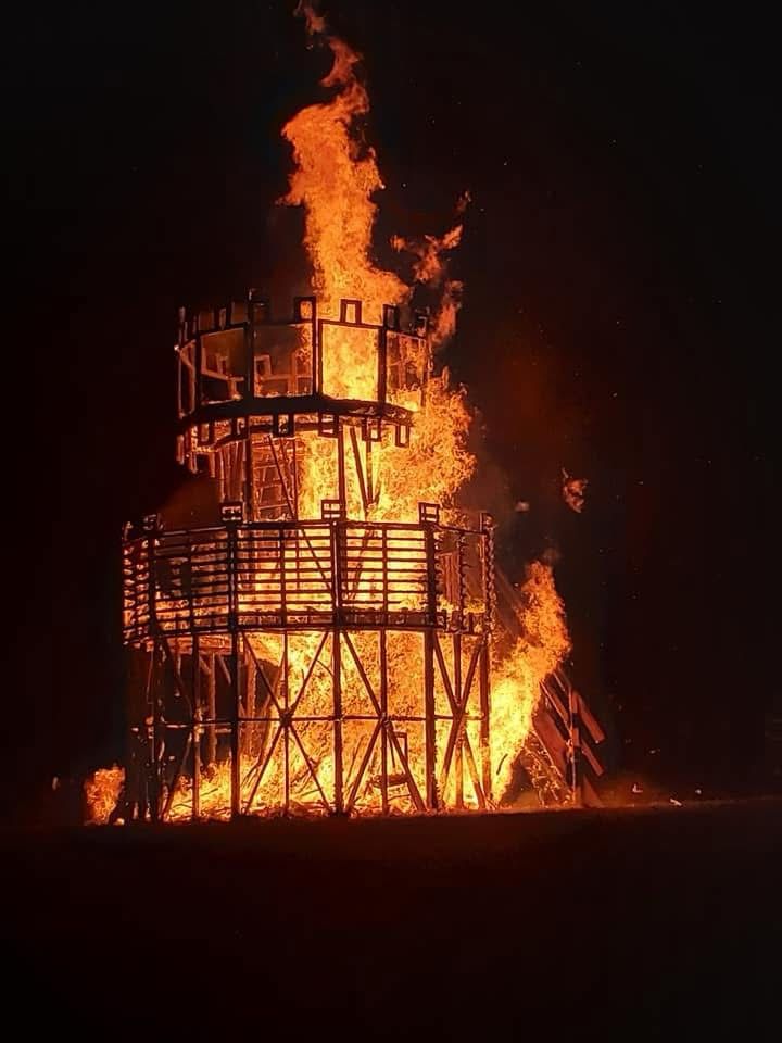Castle on fire 🔥 
