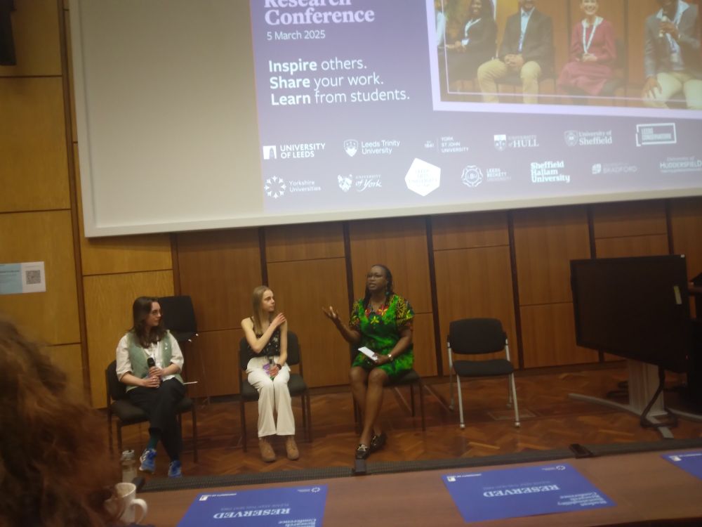 Students from Leeds and Sheffield in conversation with EDI Dean Kendi Guantai