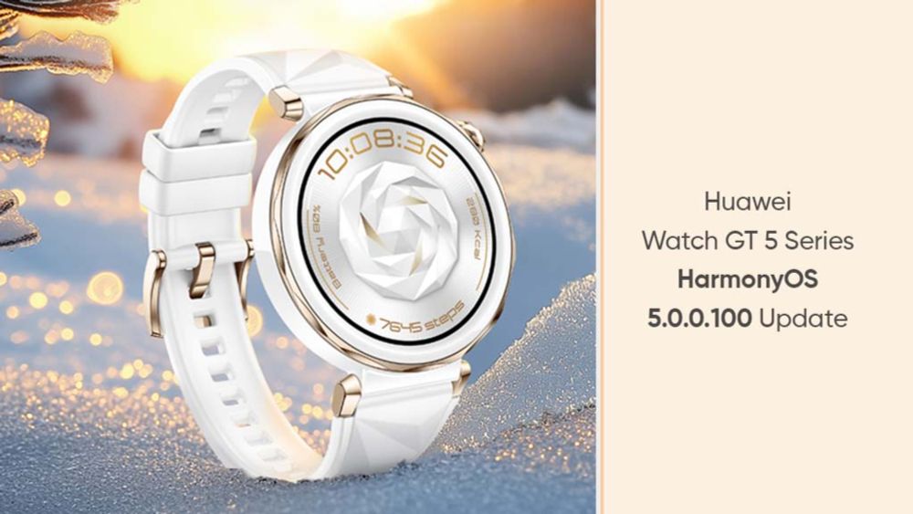 Huawei Watch GT 5 series is receiving HarmonyOS 5.0.0.100 update - Huawei Central