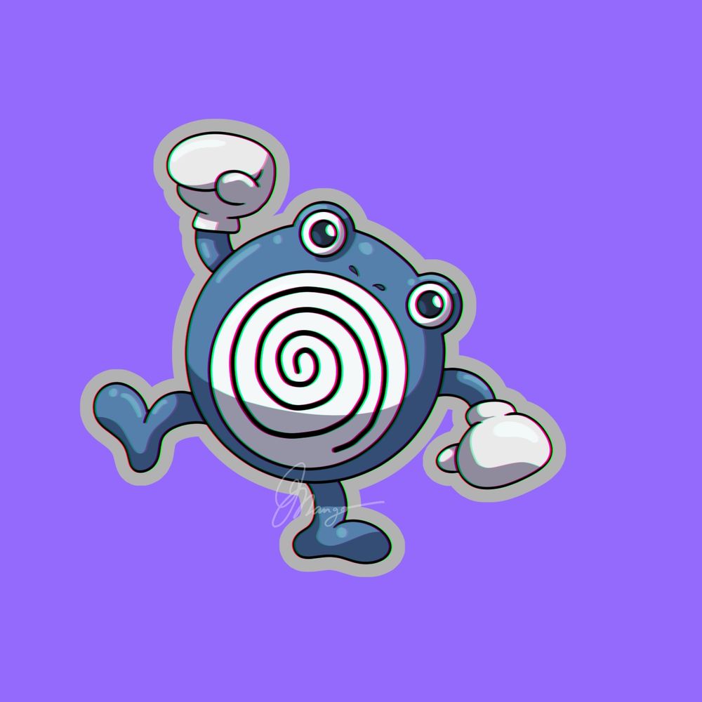 Poliwhirl from Pokemon