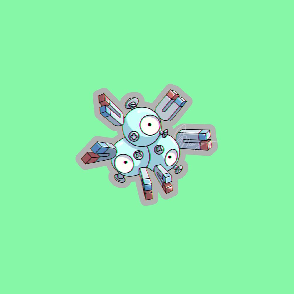 Magneton from pokemon