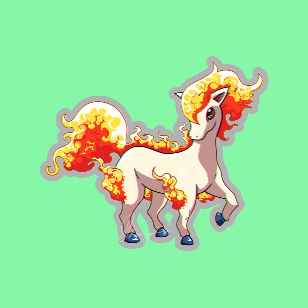Ponyta from pokemon