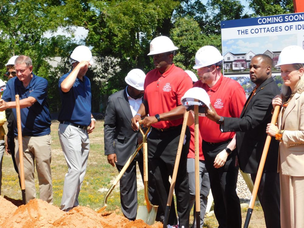 Monday marked groundbreaking for Cottages of Idlewild being developed by Raleigh Raised Development and Raleigh Area Land Trust.