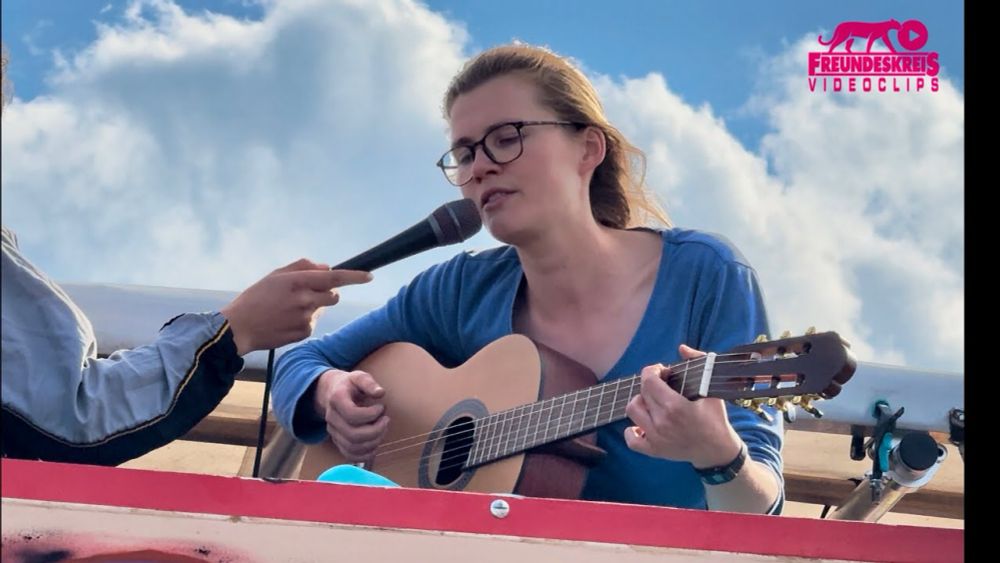 #StopTesla Grünheide | Lied an Polizei aus Danni | Demo für Wasser-, Klimaschutz und Verkehrswende