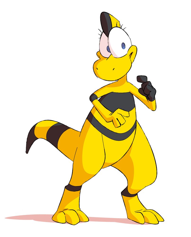 Coloured artwork of Zniw