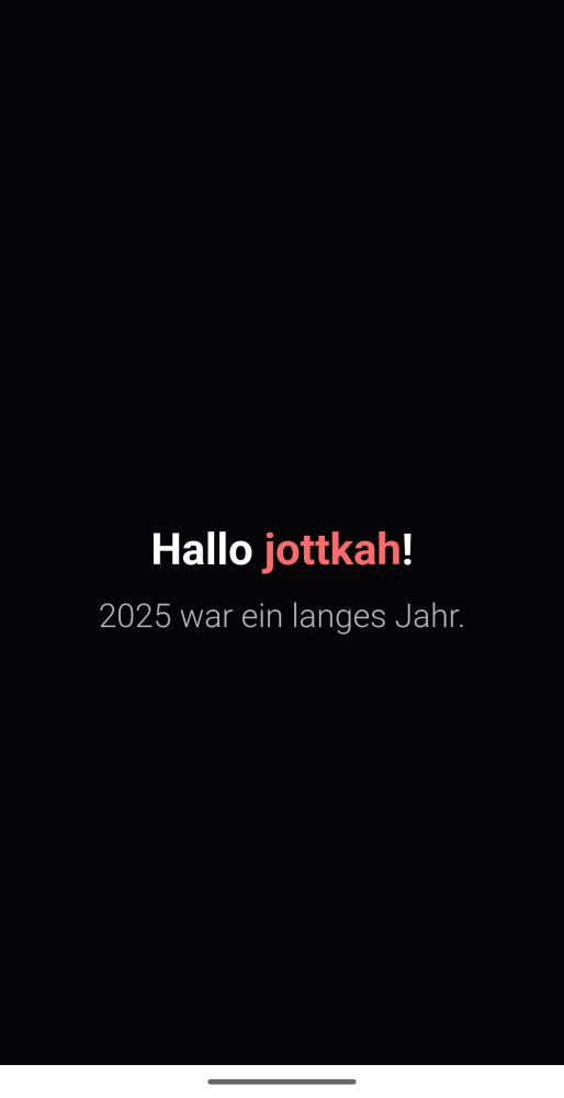2025 war ein langes Jahr