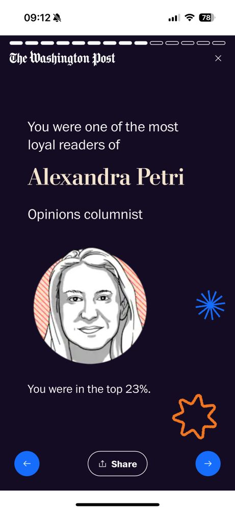 Screenshot of a WaPo recap with Alexandra Petri featured