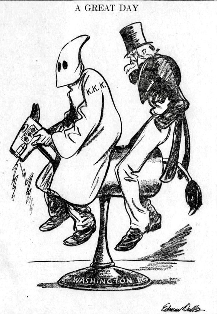 Cartoon by Edmund Duffy, Baltimore Sun