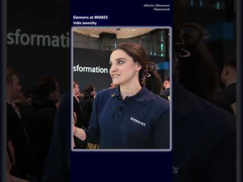#Siemens at #HM25 - "Industrial Metaverse" with Velia Janetsky ...