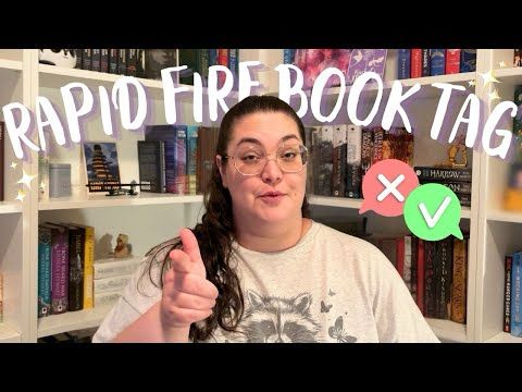 Rapid Fire Book Tag 🏷️