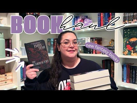 BOOK HAUL - some new fantasy releases ✨