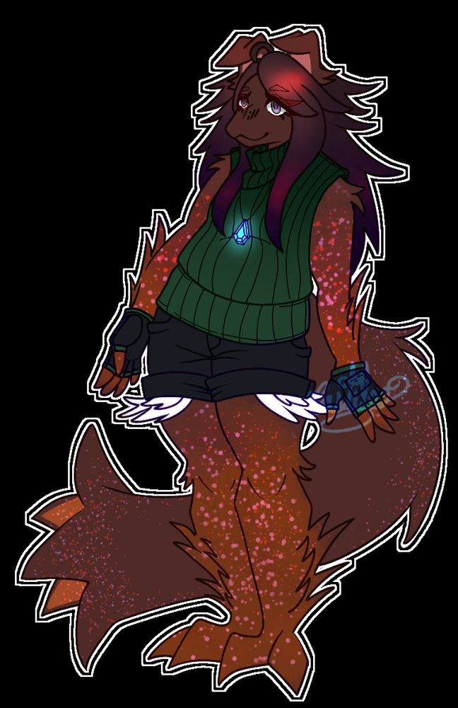 A PNG image of a drawing that is my partner. 