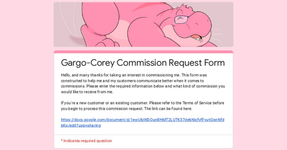 Gargo-Corey Commission Request Form