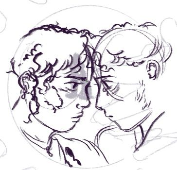 Claudia and Madeleine, roughed up, rest their foreheads together and look into each others’ eyes. Their expressions have a level of trepidation, yet they each find small comfort in the other.