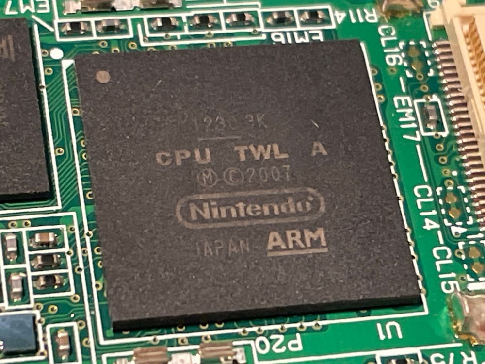 CPU-TWL-A, main SoC for the Nintendo DSi