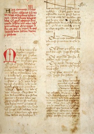 Manuscrito ajedrez f. 1r
