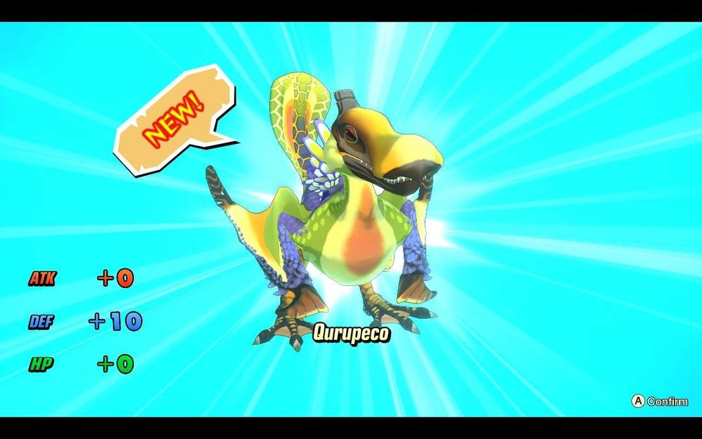 A baby Qurupeco from Monster Hunter Stories. 