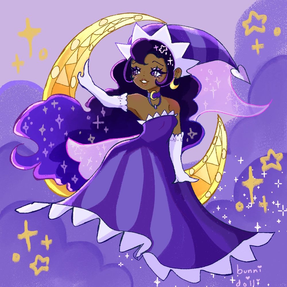 full image of moonlight cookie from cookie run kingdom 