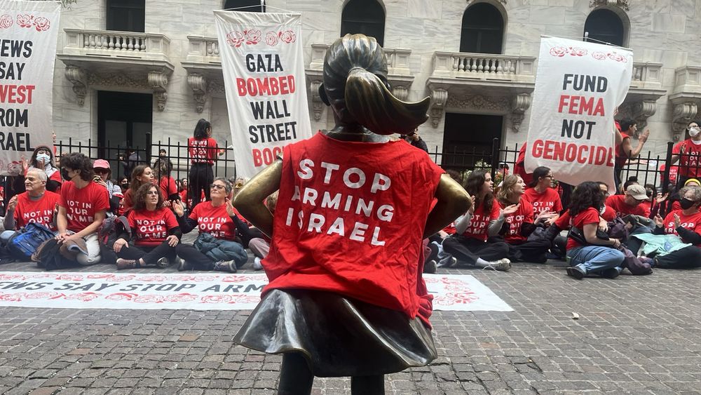 Jewish Protesters Target Wall Street Over U.S. Funding Israel's War on Gaza