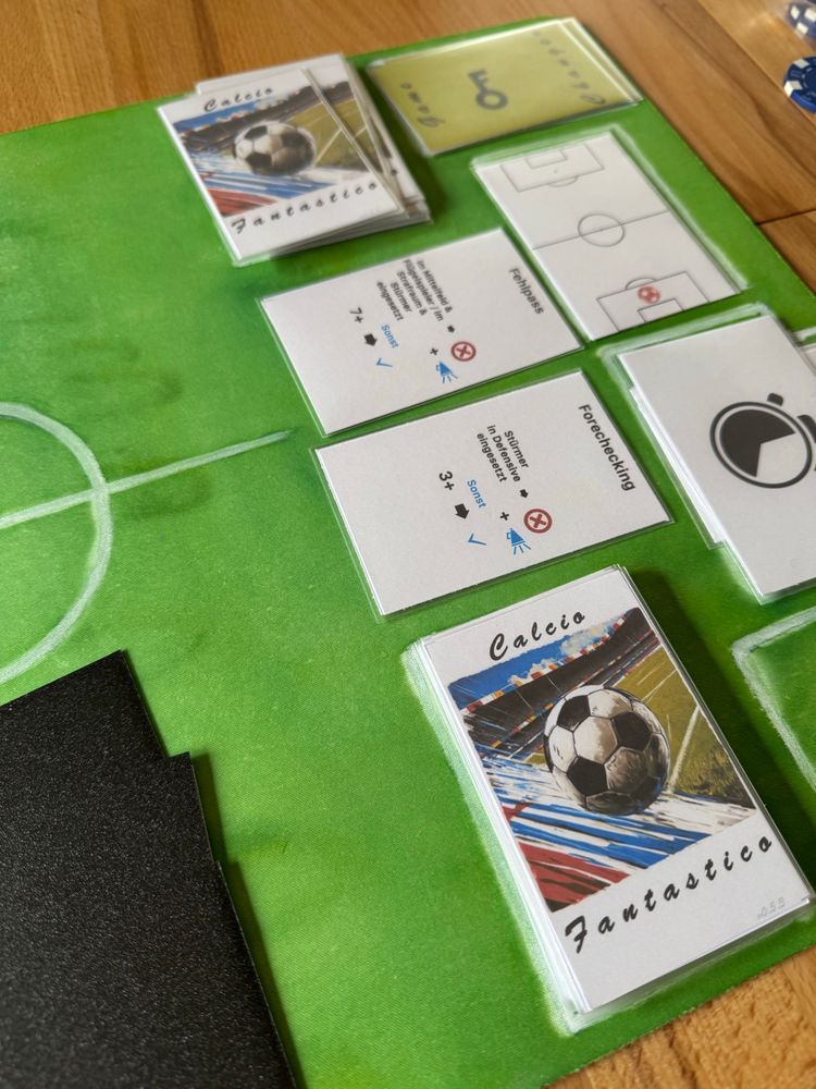Karten des Prototyps von Calcio Fantastico