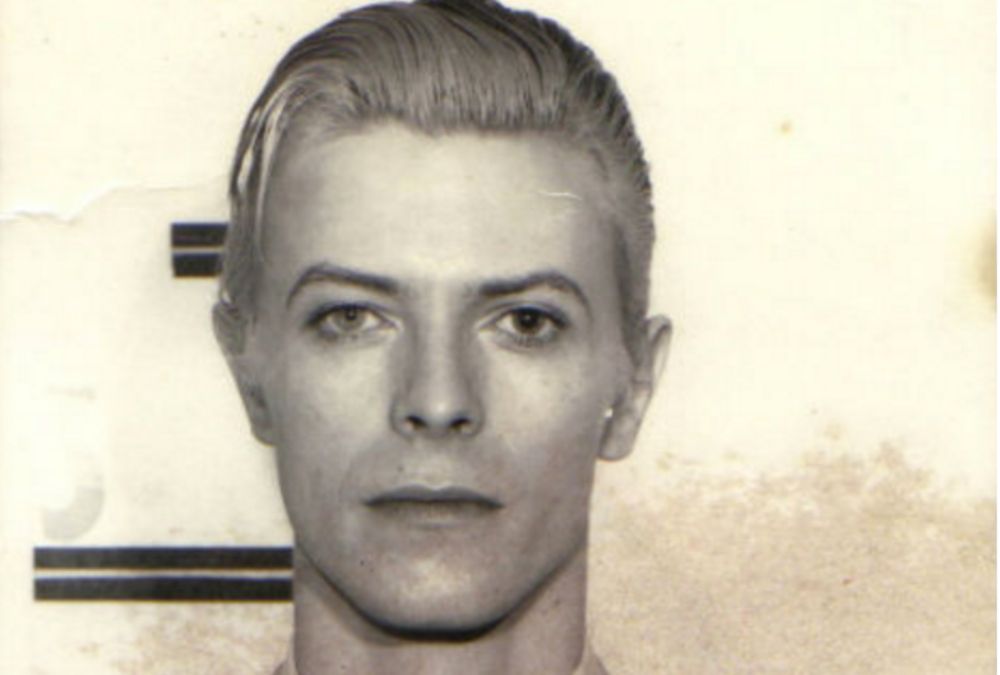 David Bowie’s Fashionable Mug Shot From His 1976 Marijuana Bust