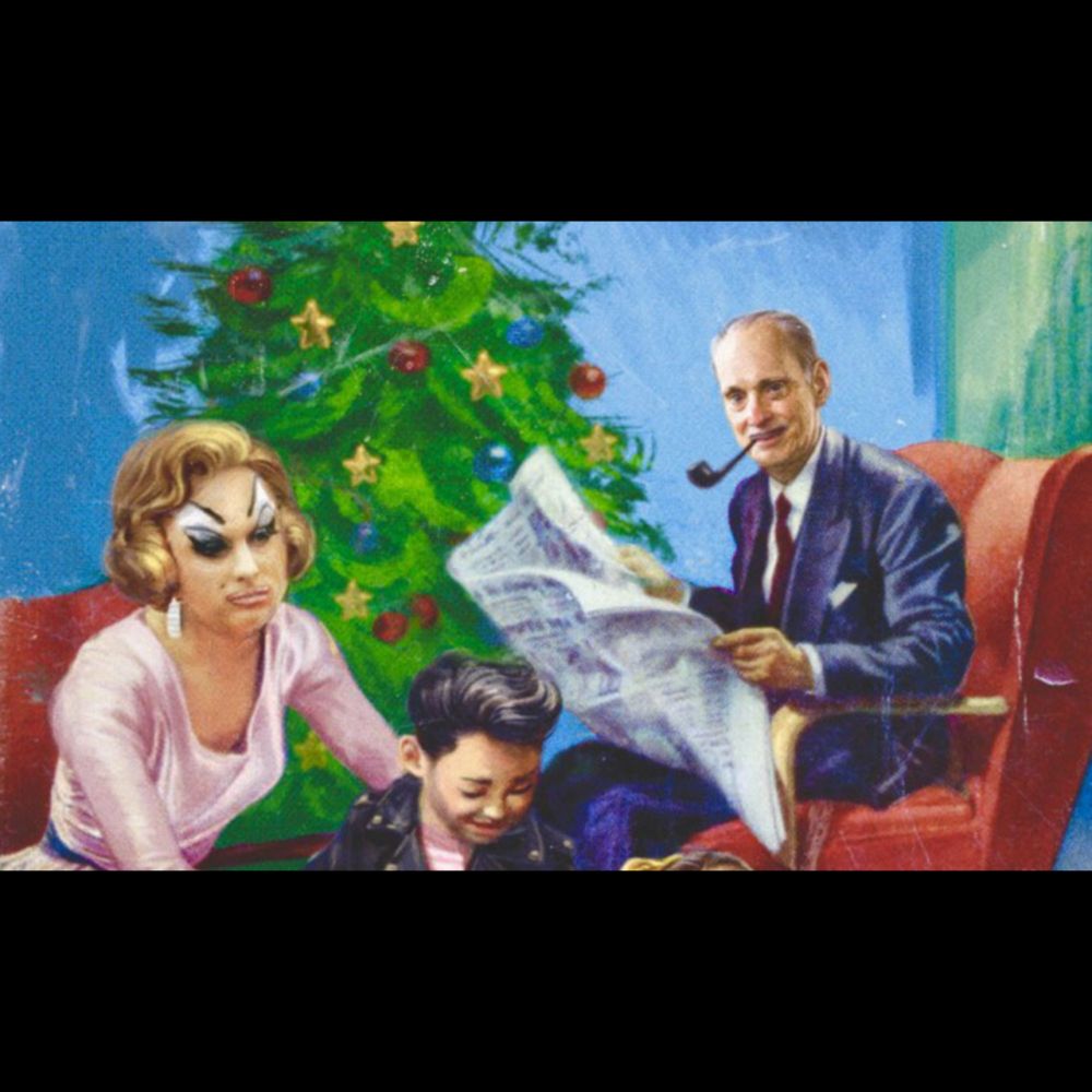 John Waters’ Hand-Made, Oddball Christmas Cards: 1964-Present