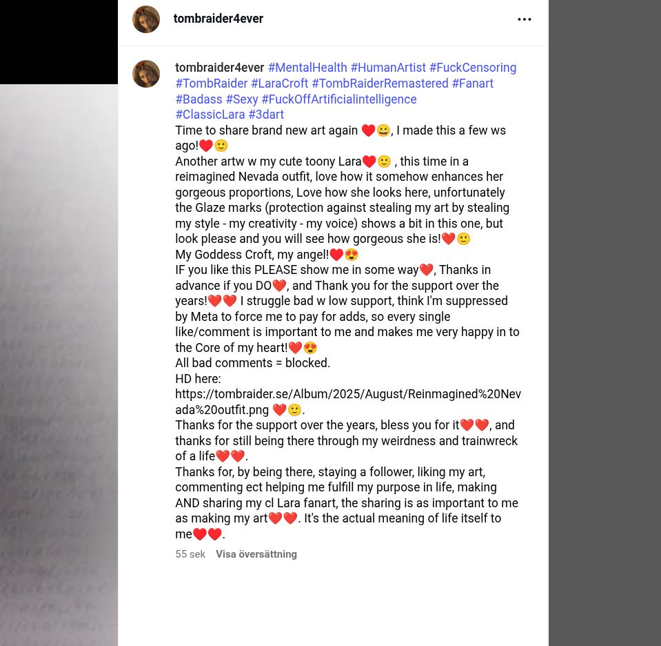 Just what I wrote when sharing the artwork on Instagram.