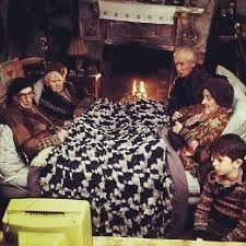 Les viocs de charlie et la chocolaterie dans leur lit